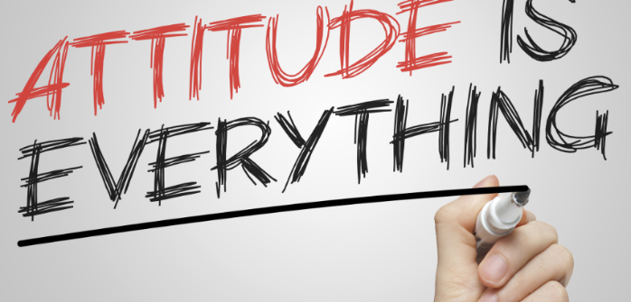 make or break you, attitude is everything, picture of a white board that says attitude is everything