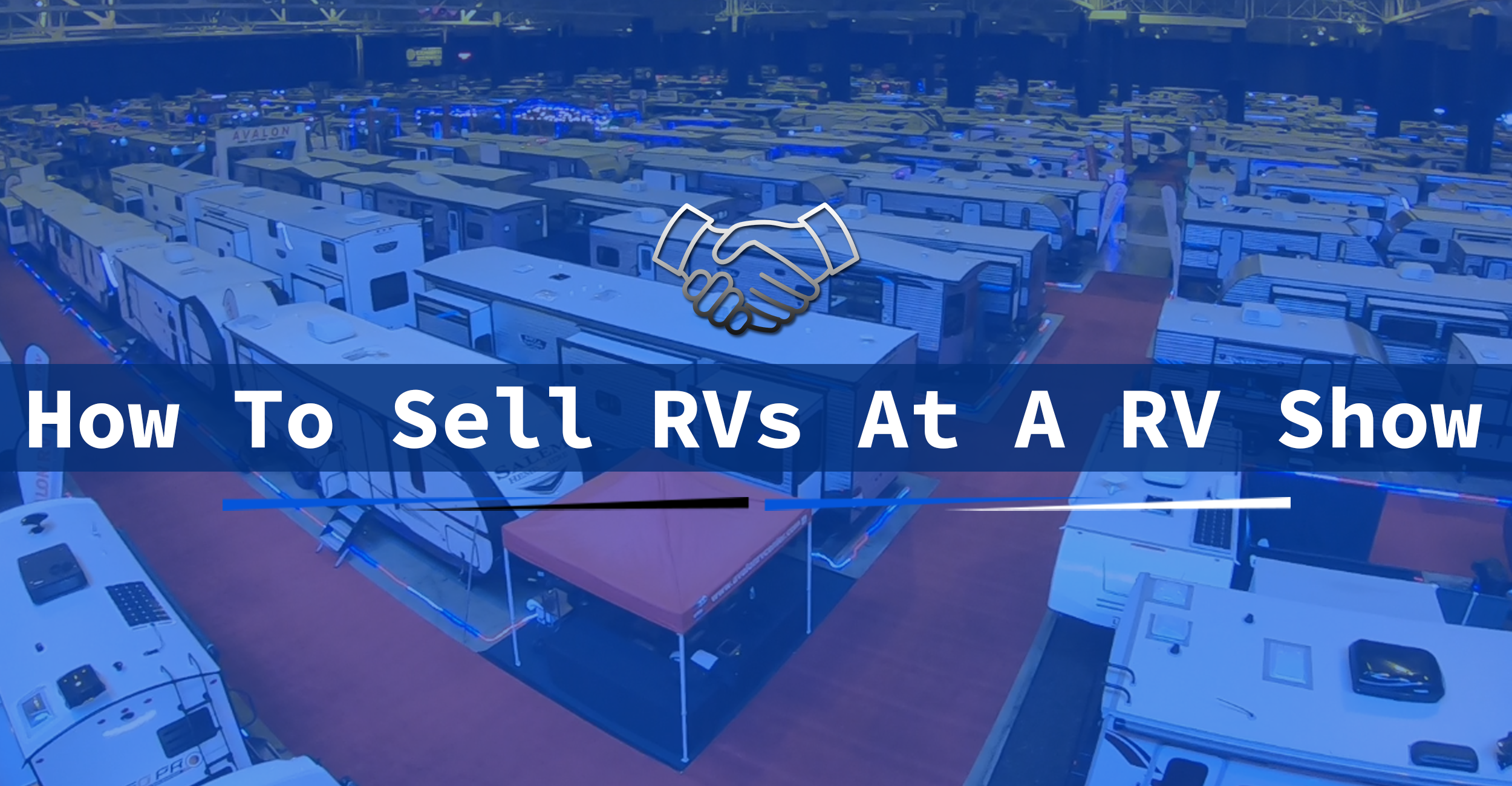 how to sell rvs at a rv show