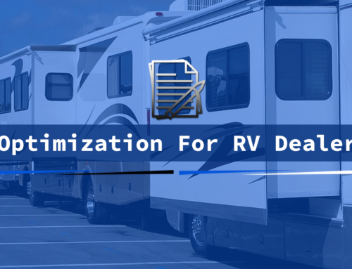 Lead Optimization For RV Dealerships