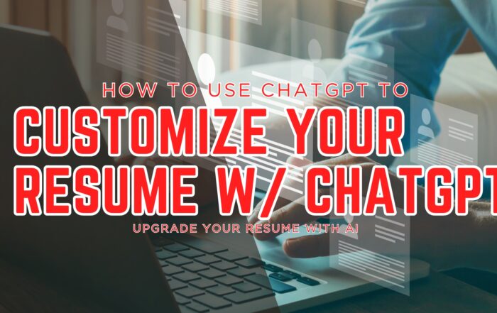 Customize Your Resume with ChatGPT