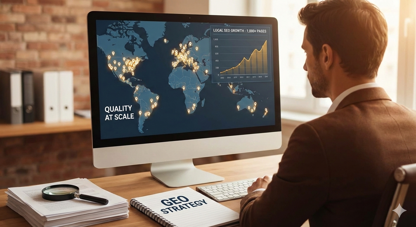 scale local seo and geo for enterprise business
