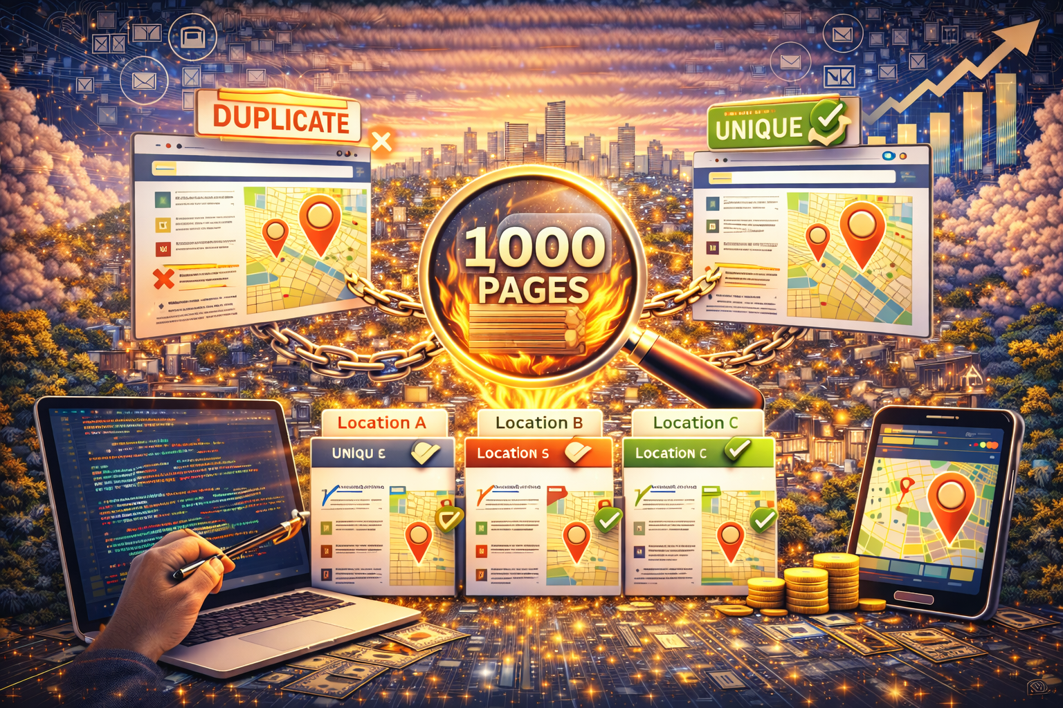 How to Optimize 1,000 Pages