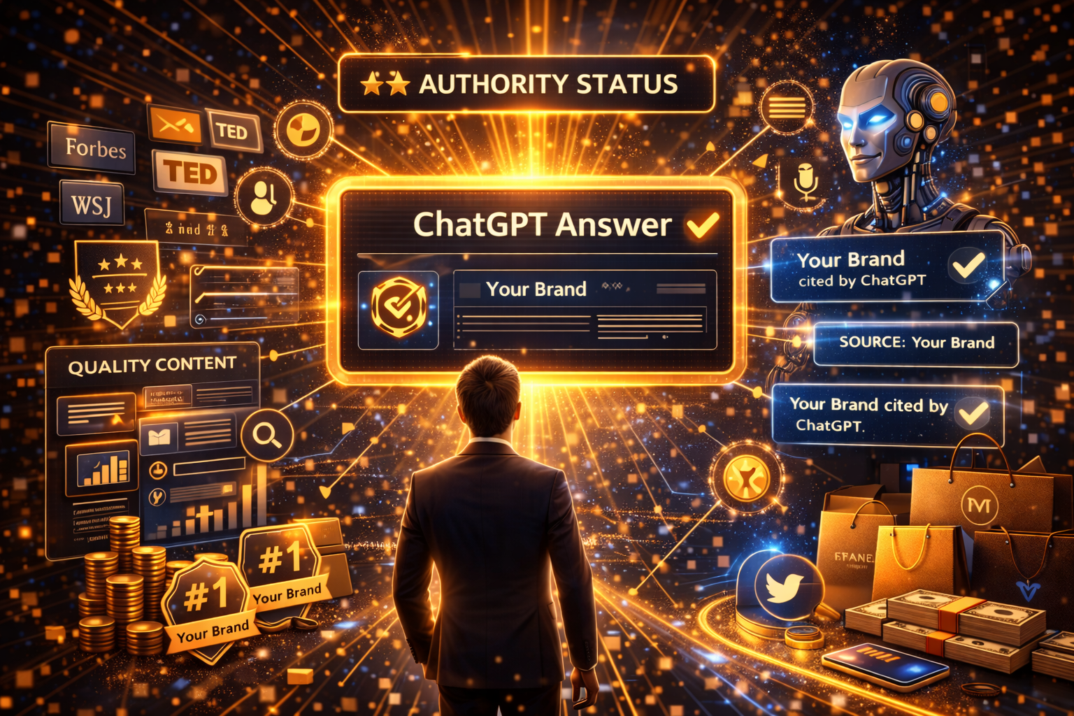 ai-bluecheck-geo The Status of the AI Answer: Why Being Cited by ChatGPT Is the New “Blue Checkmark”