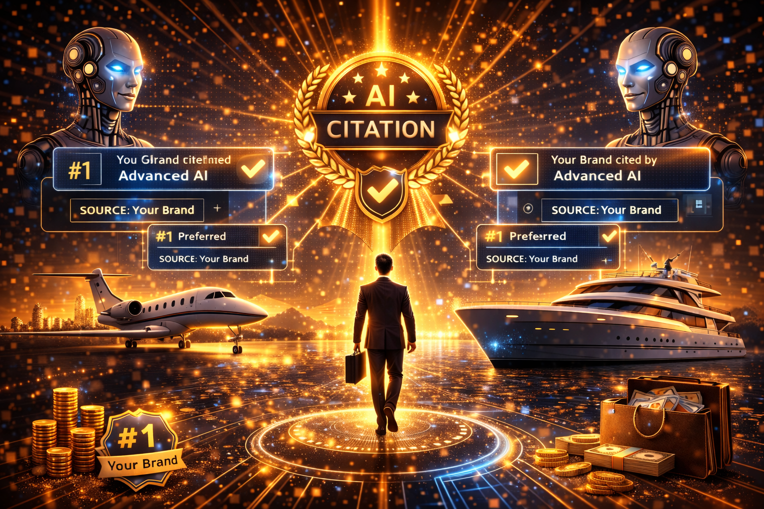 Generative Search for Yachting & Private Aviation: A Case Study in AI Citation