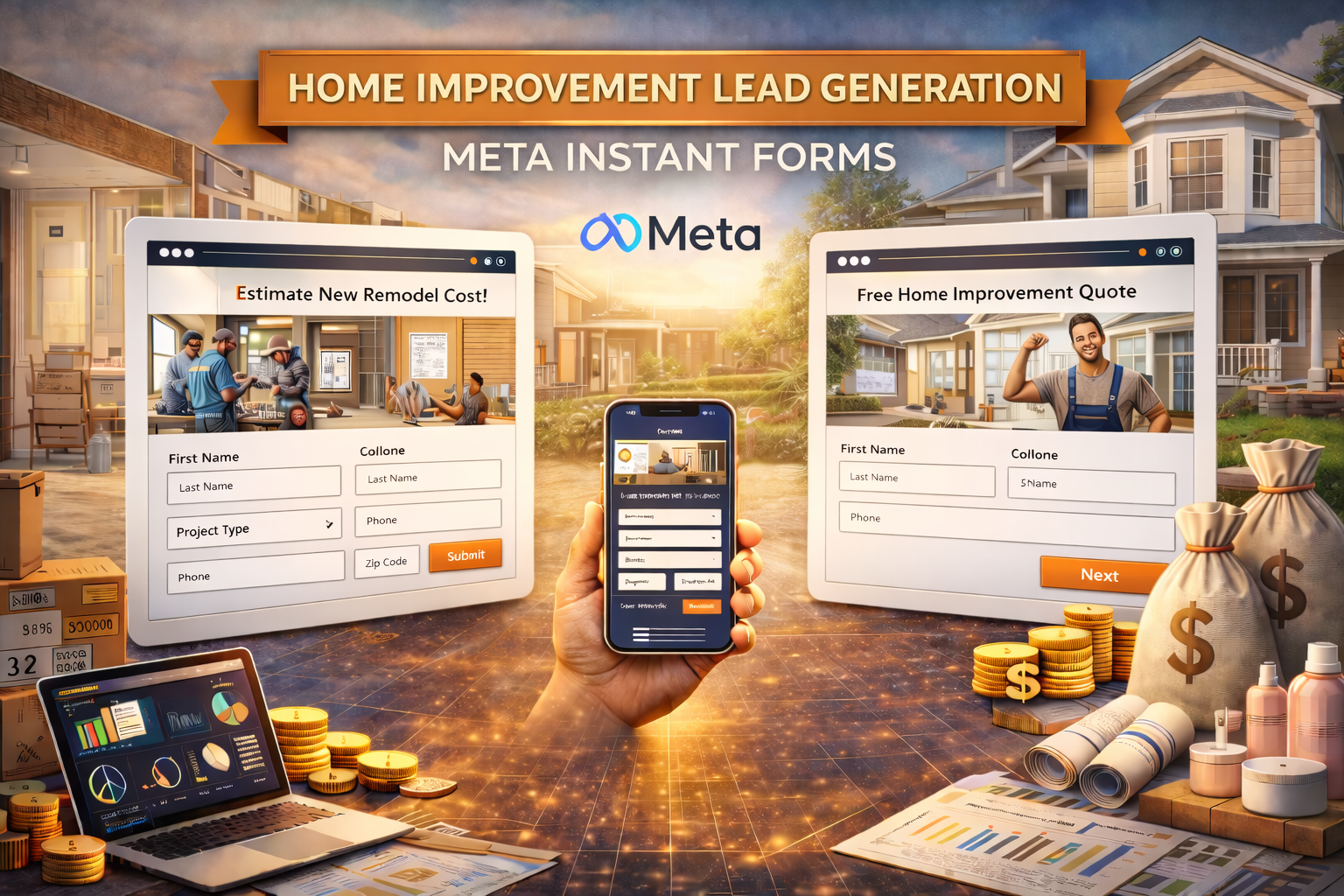 home-improvement-meta-case Home Improvement Lead Generation With Meta Instant Forms