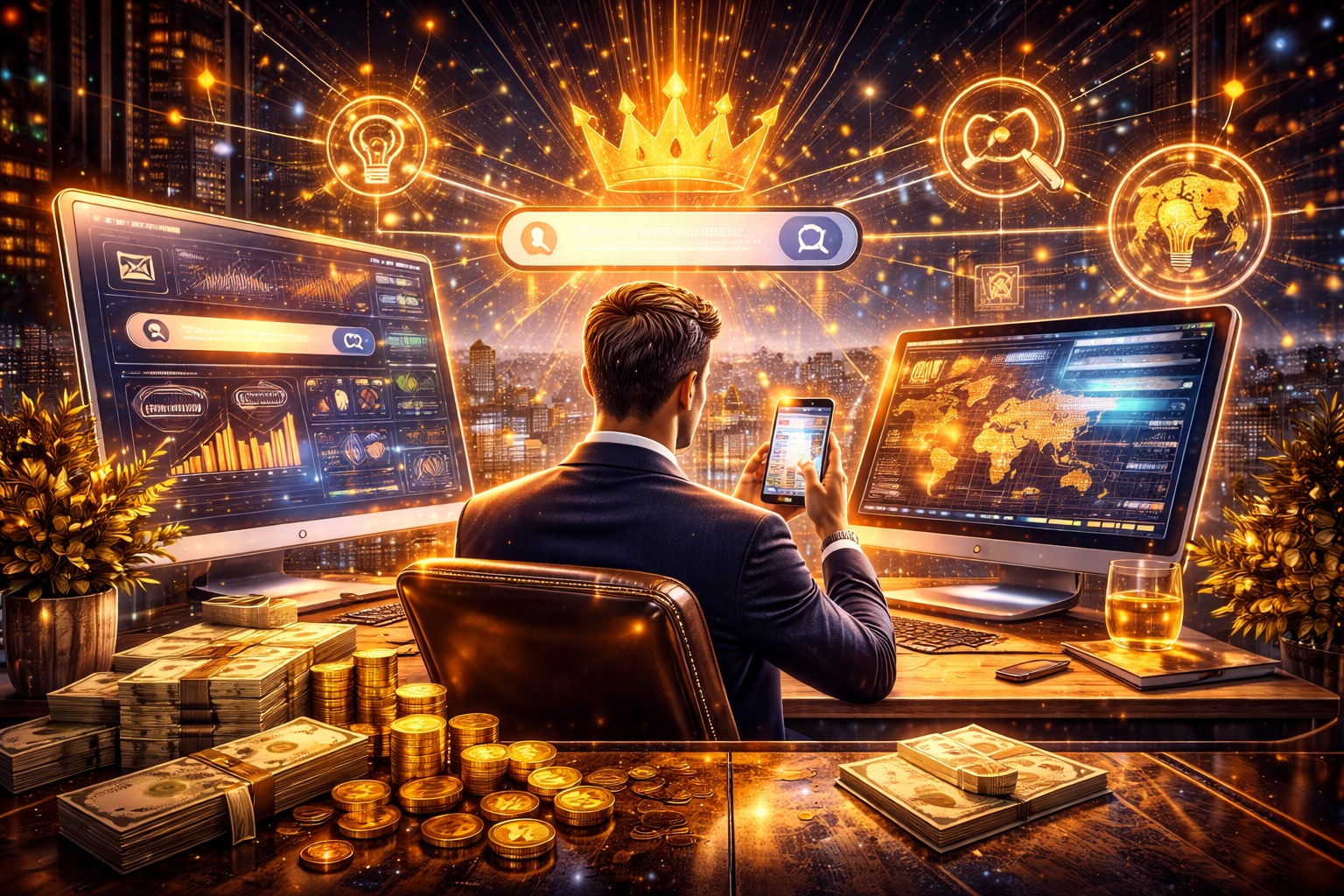 How does the 0.1% use search engines differently