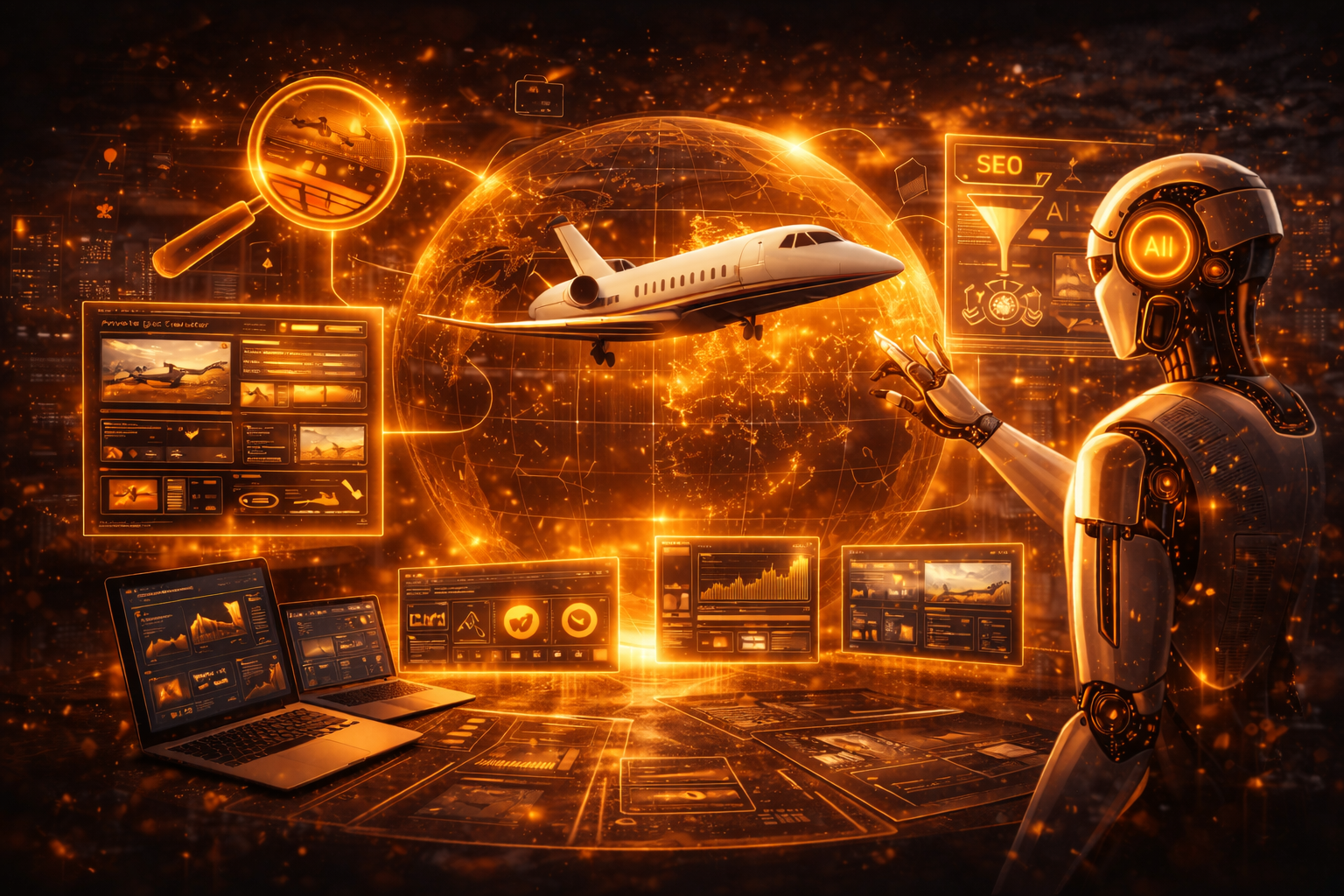 AI Search Optimization For Private Jet Charter