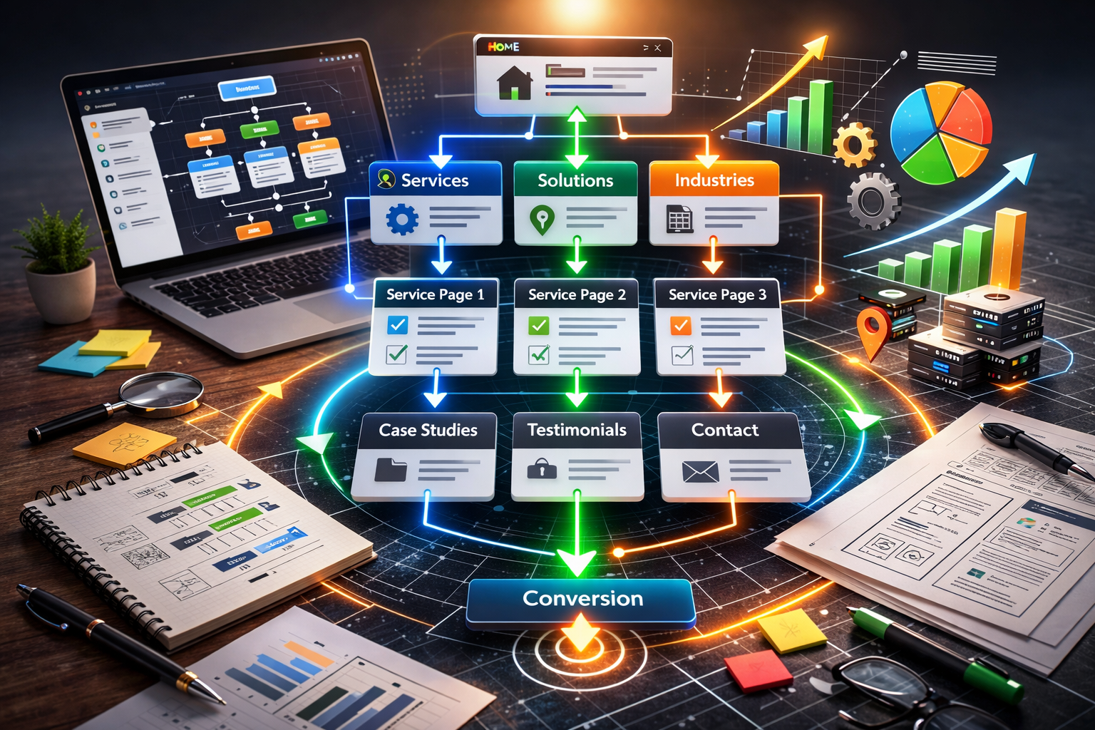 building-website-architecture Building Service Page Architecture