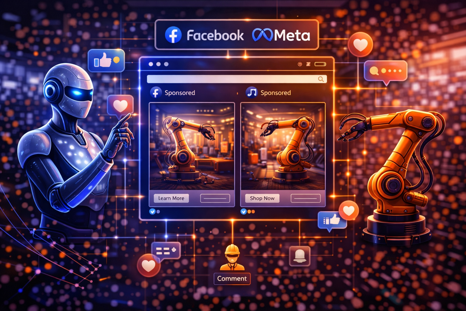 Facebook / Meta Ads For Industrial Automation & Robotics