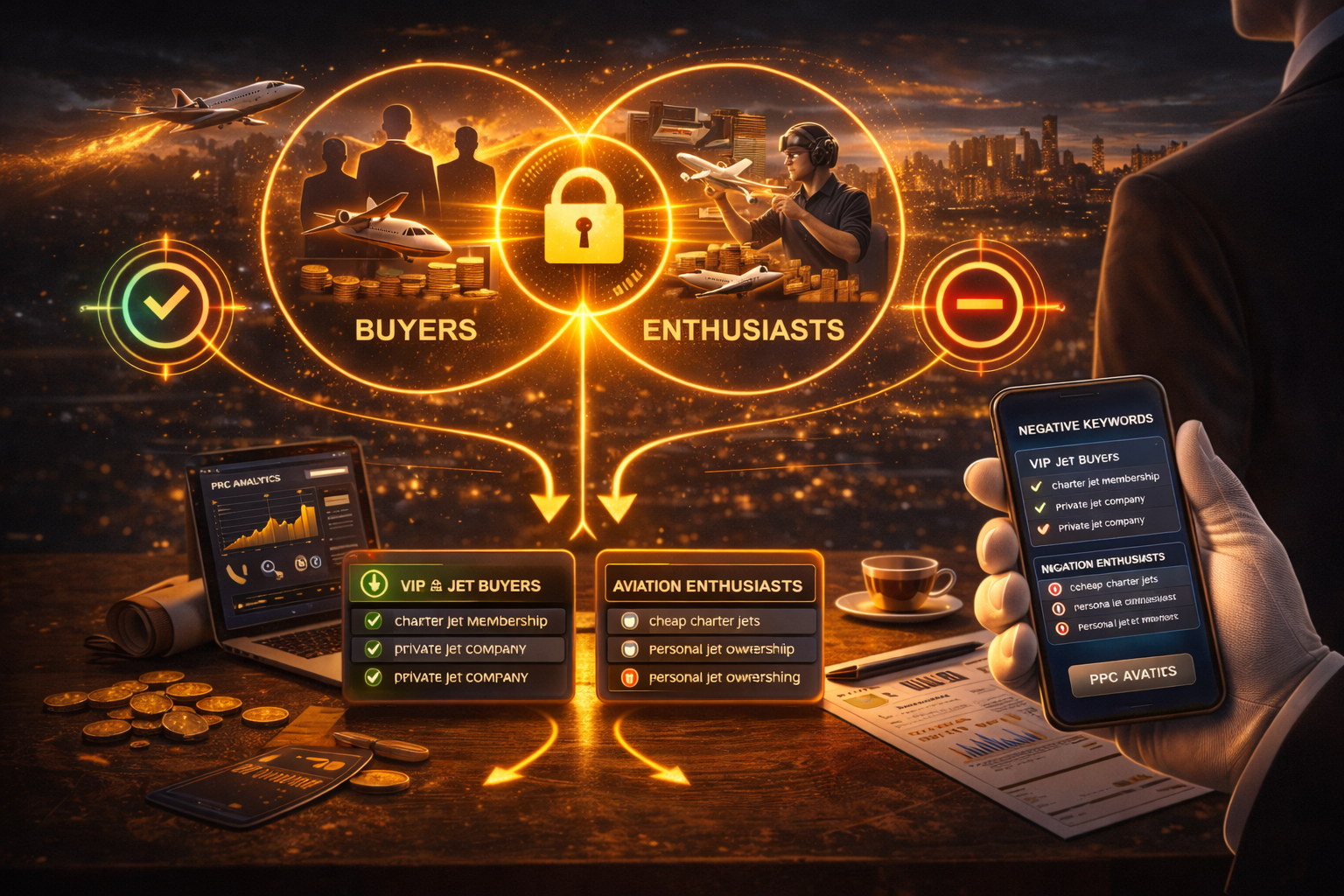 Negative Keyword Strategy For Private Aviation PPC