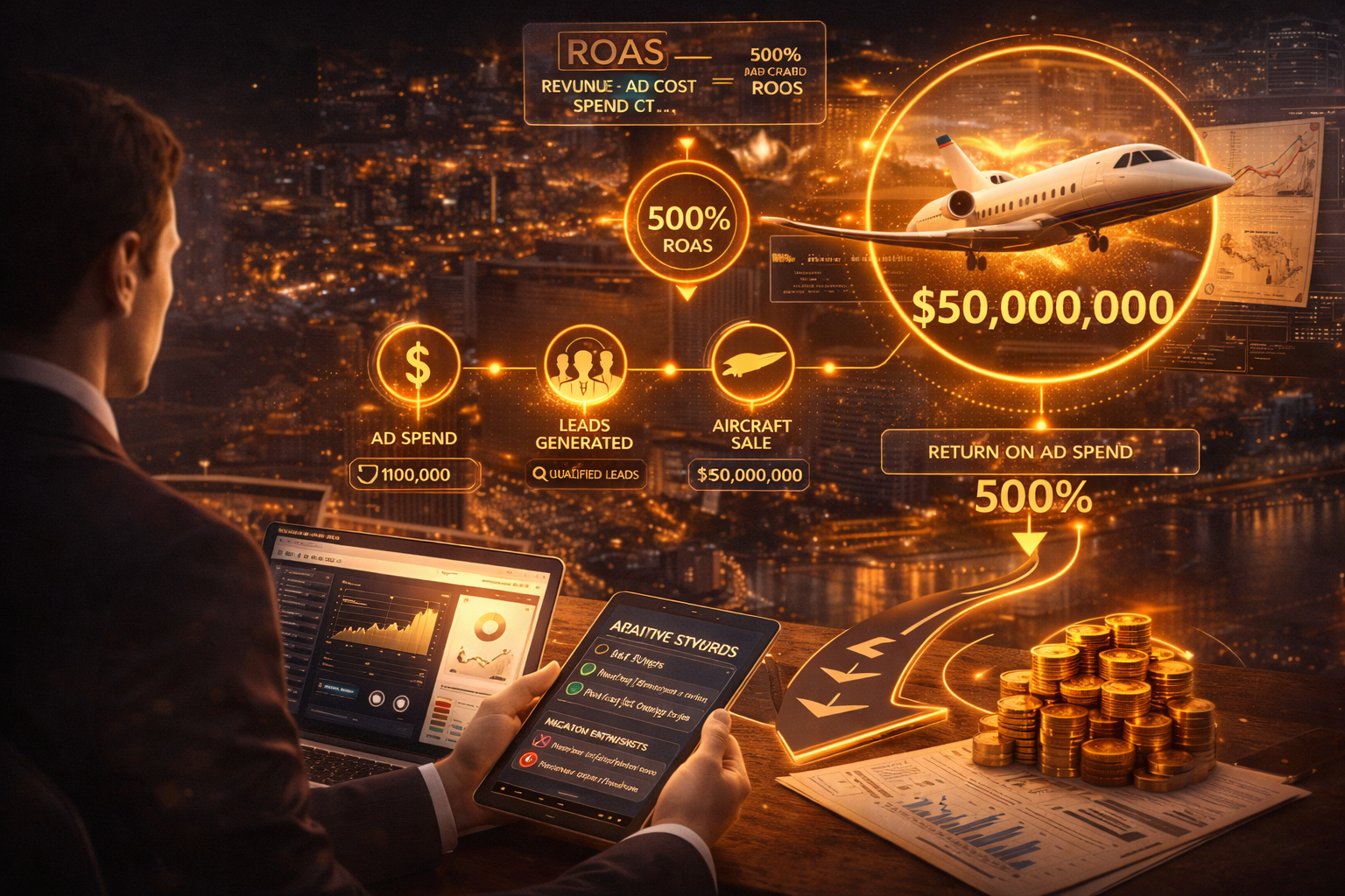 Aircraft Sale ROAS Tracking Blueprint