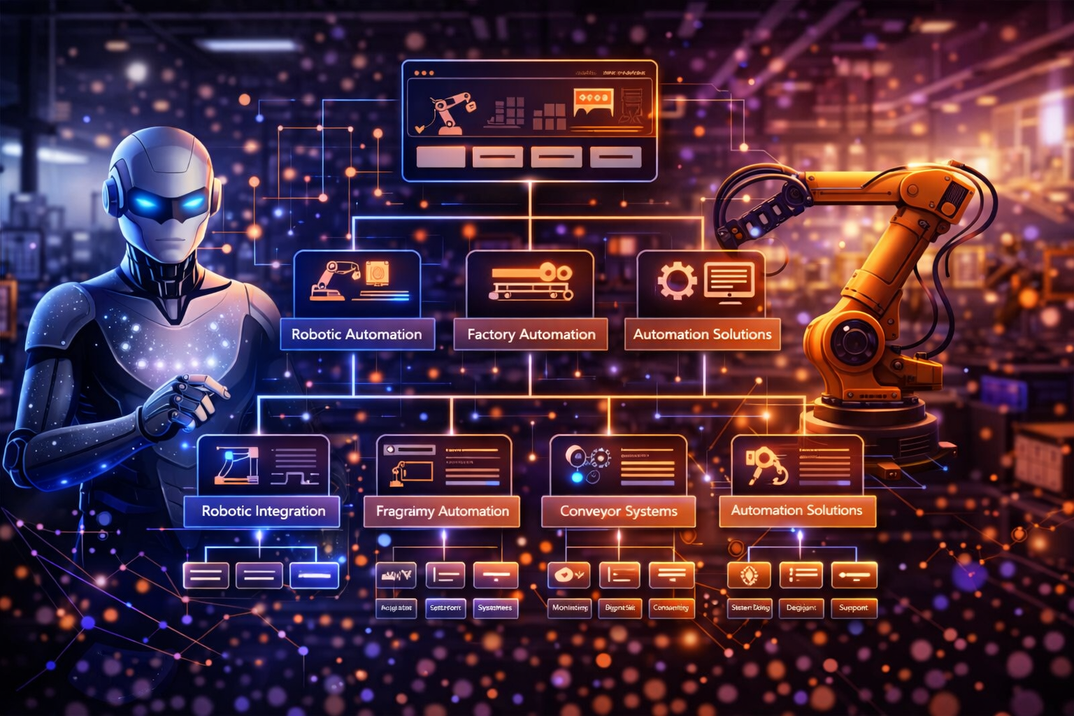 Service Page Architecture for Industrial Automation & Robotics