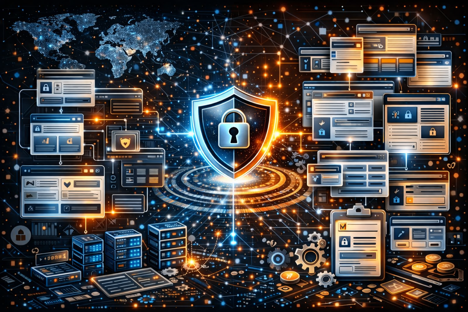 Service Page Architecture For Cybersecurity & Data Protection