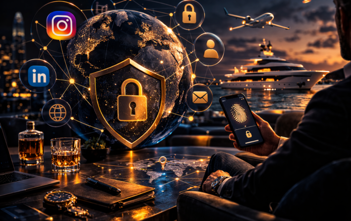 How can I reach UHNWIs on social media without compromising their digital privacy