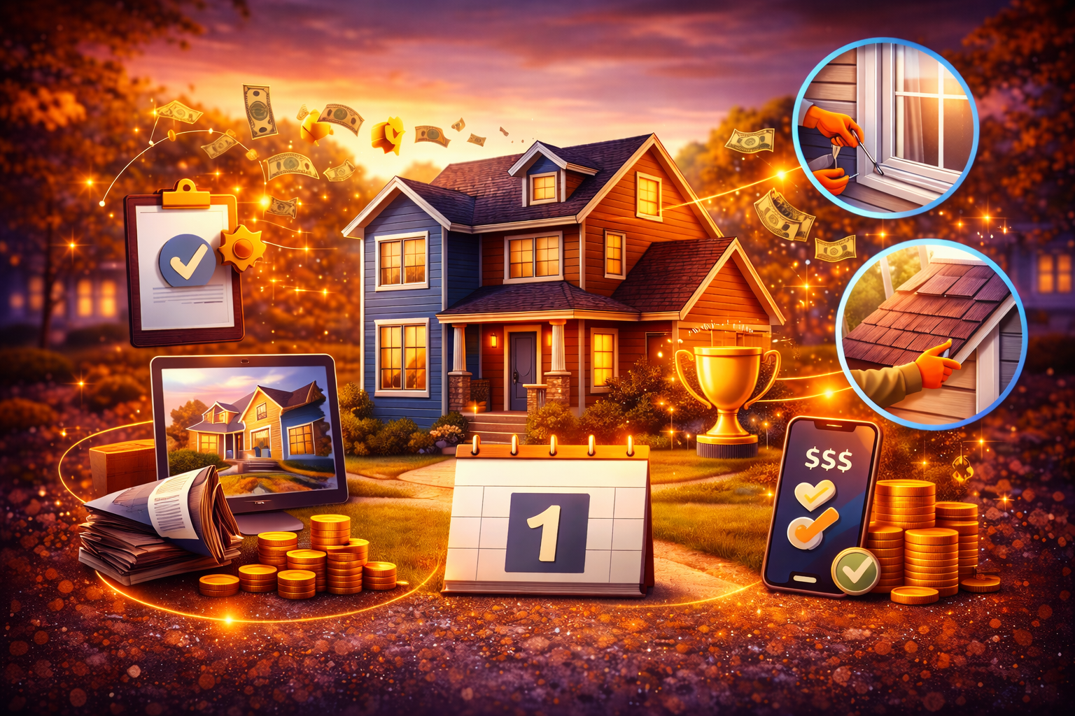 One Day Home Exterior Lead Generation Snapshot