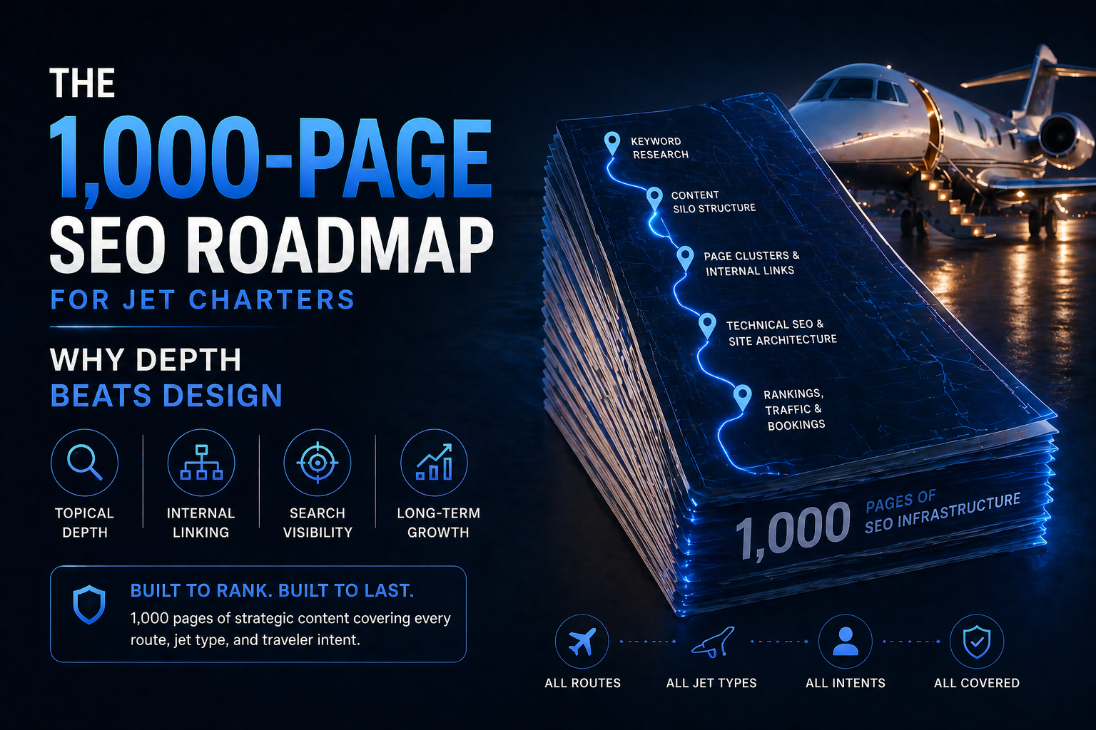 1,000-Page SEO Roadmap for Jet Charters