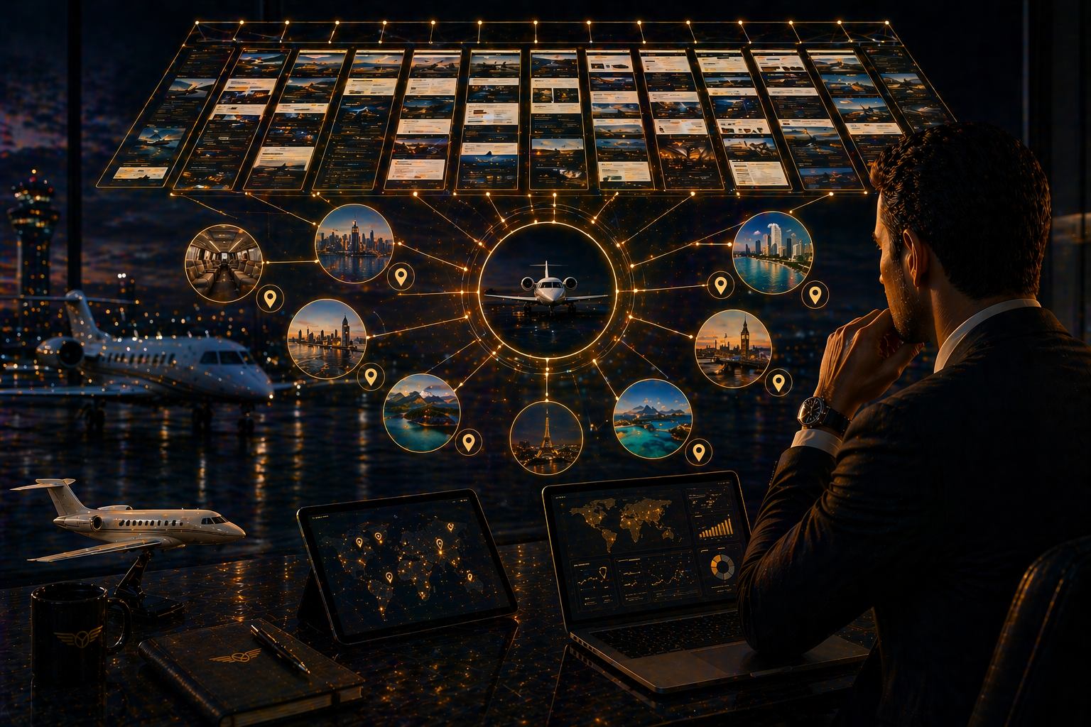 The 1000 Page Model For Private Aviation Companies