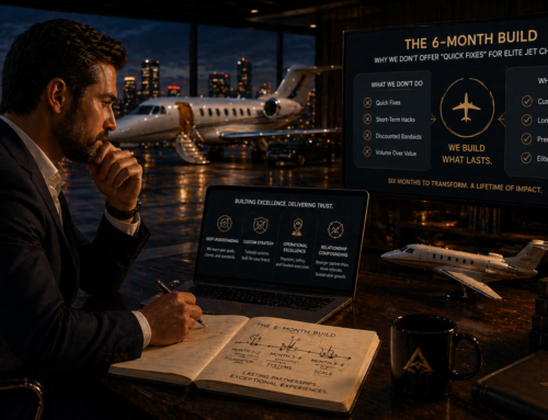 The 6-Month Build: Why We Don’t Offer Quick Fixes for Elite Jet Charters