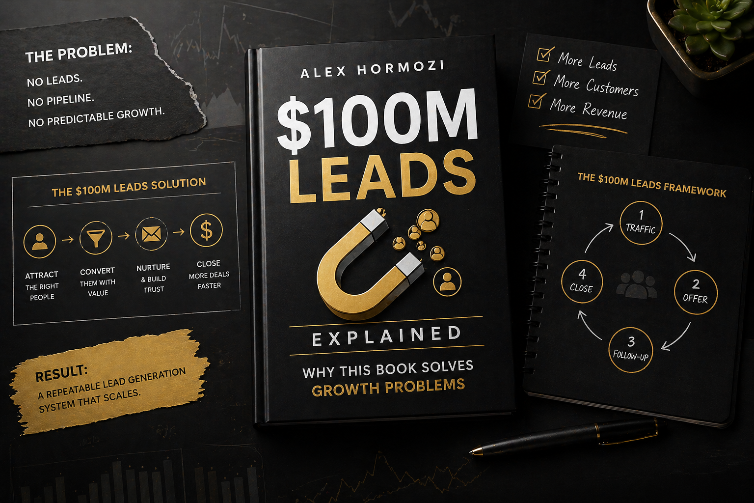 Alex Hormozi’s $100M Leads Explained: Why This Book Solves Growth Problems