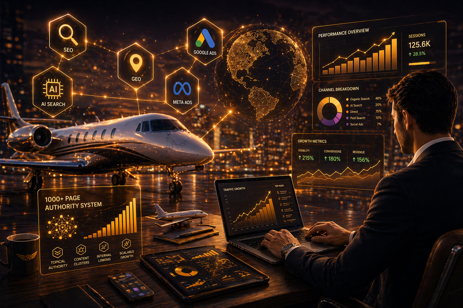 Digital Marketing Strategy Guide For Private Aviation Companies