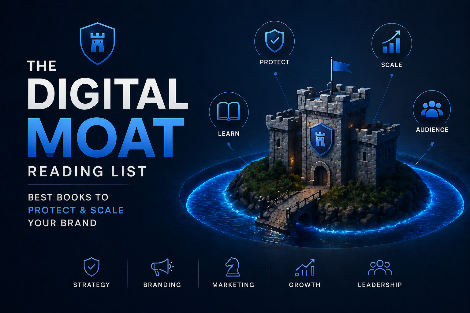 The Digital Moat Reading List Best Books to Protect and Scale Your Brand