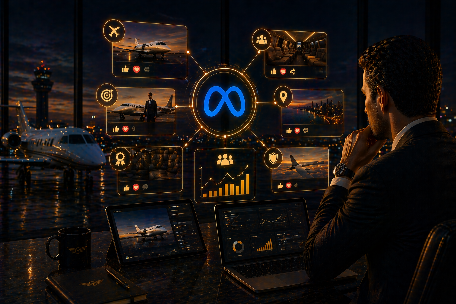 Facebook / Meta Ads For Private Aviation Companies