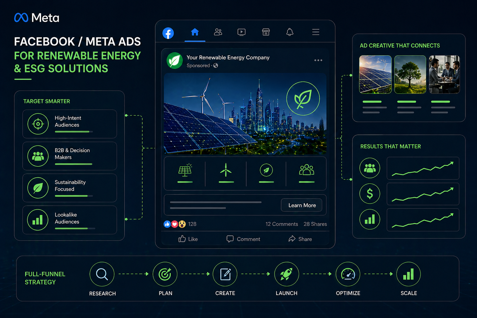 Facebook / Meta Ads For Renewable Energy & ESG Solutions