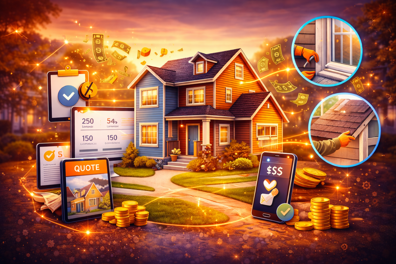 Multi Offer Home Exterior Lead Generation