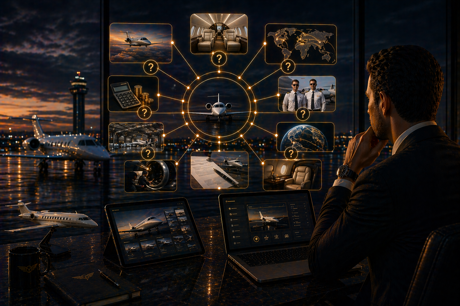 A Private Aviation Content Hub for High-Intent Demand