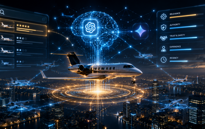 How AI Search Engines (ChatGPT & Gemini) Rank Jet Charter Operators in 2026