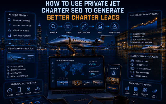 How to Use Private Jet Charter SEO to Generate Better Charter Leads