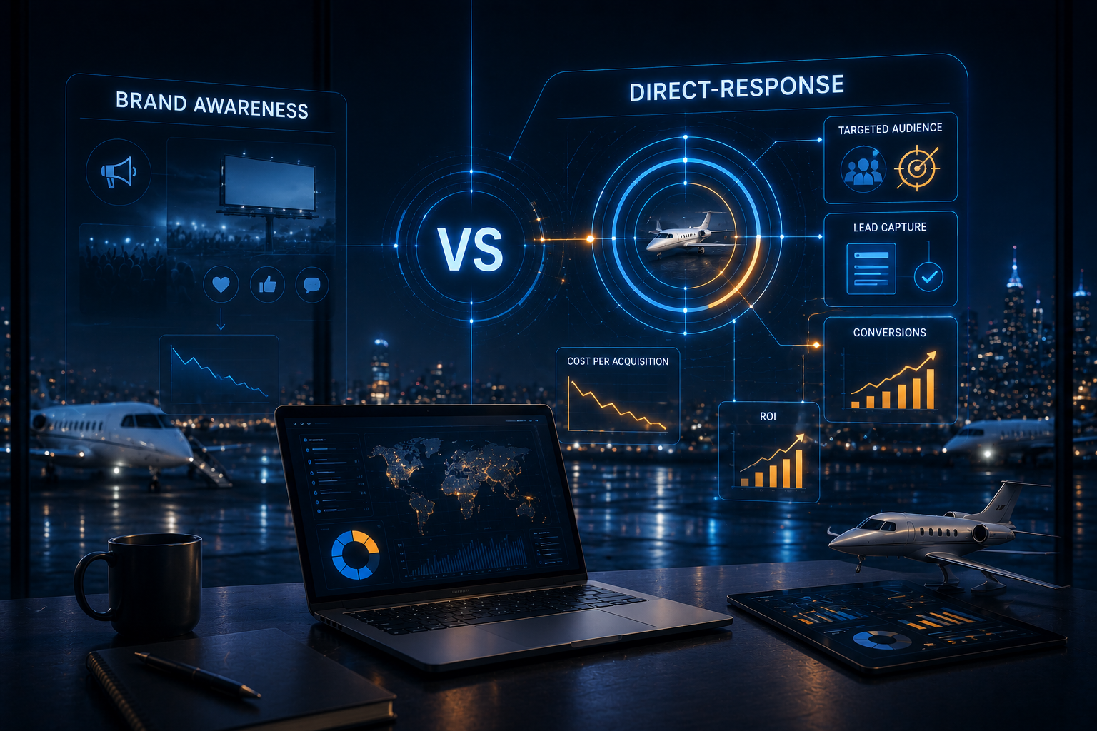 Direct-Response Aviation Ads