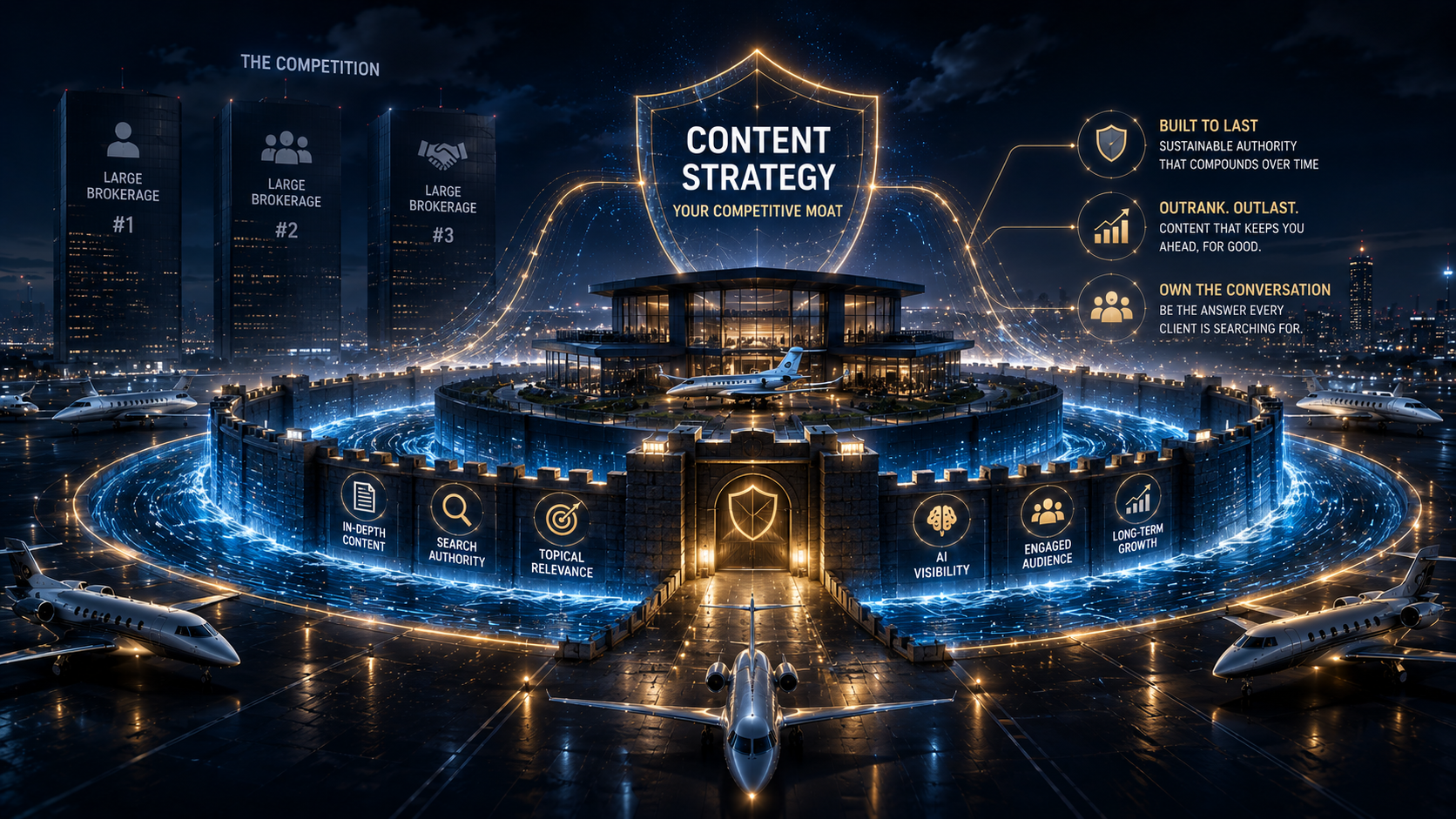 Building a Competitive Moat: Using Content to Outlast the Big Three Brokers