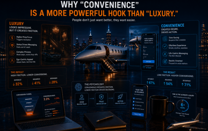 Why "Convenience" is a More Powerful Hook Than "Luxury."
