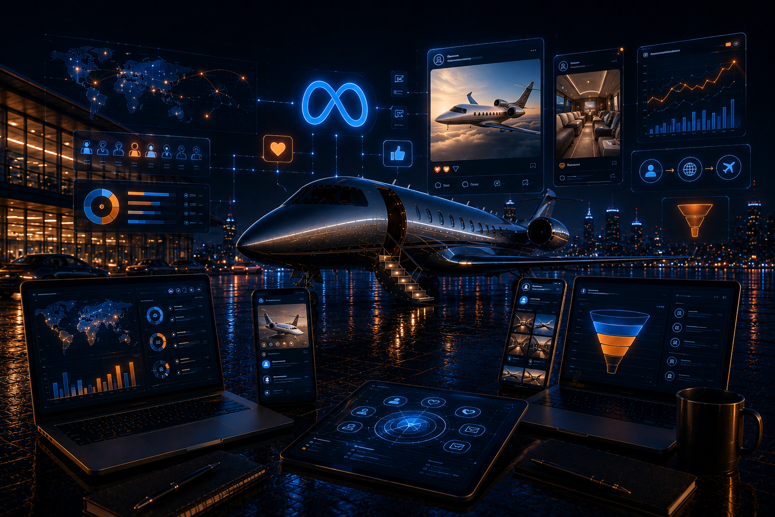 Facebook & Instagram Ads For Private Aviation