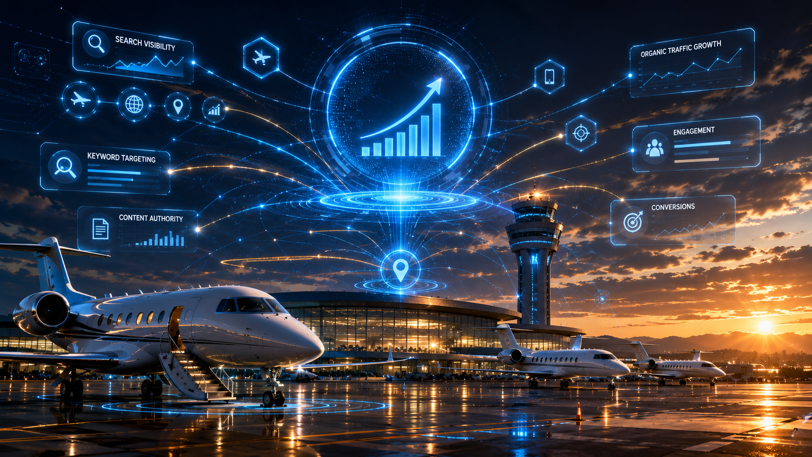 High-Authority Airport Page