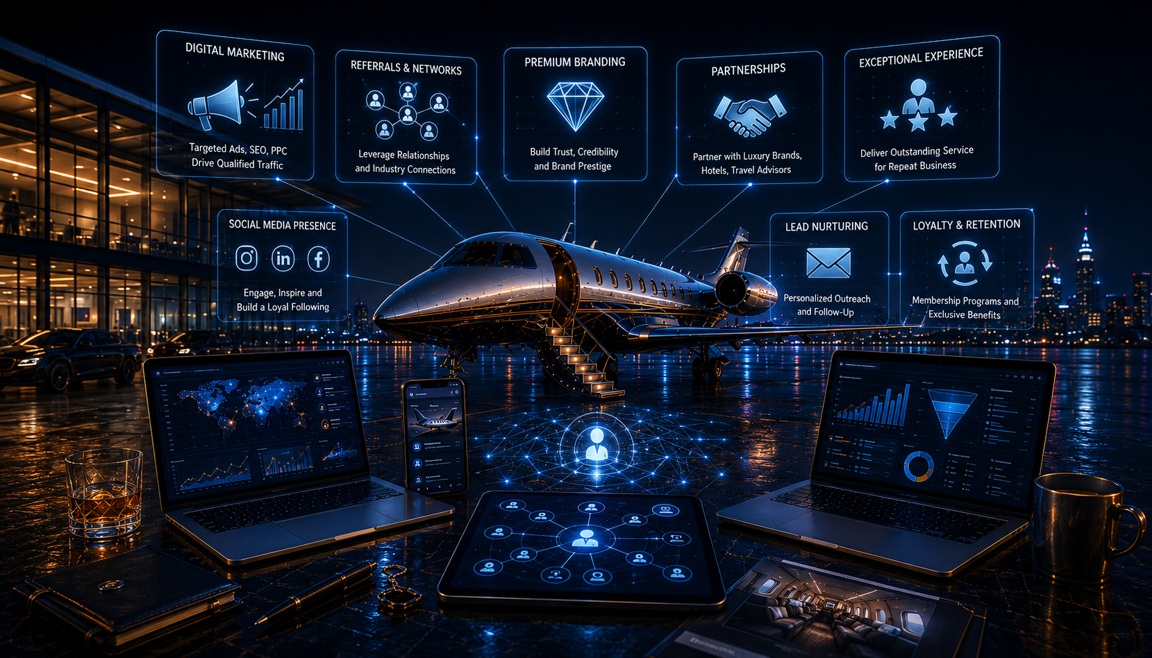 How Do Private Jet Companies Get Clients?
