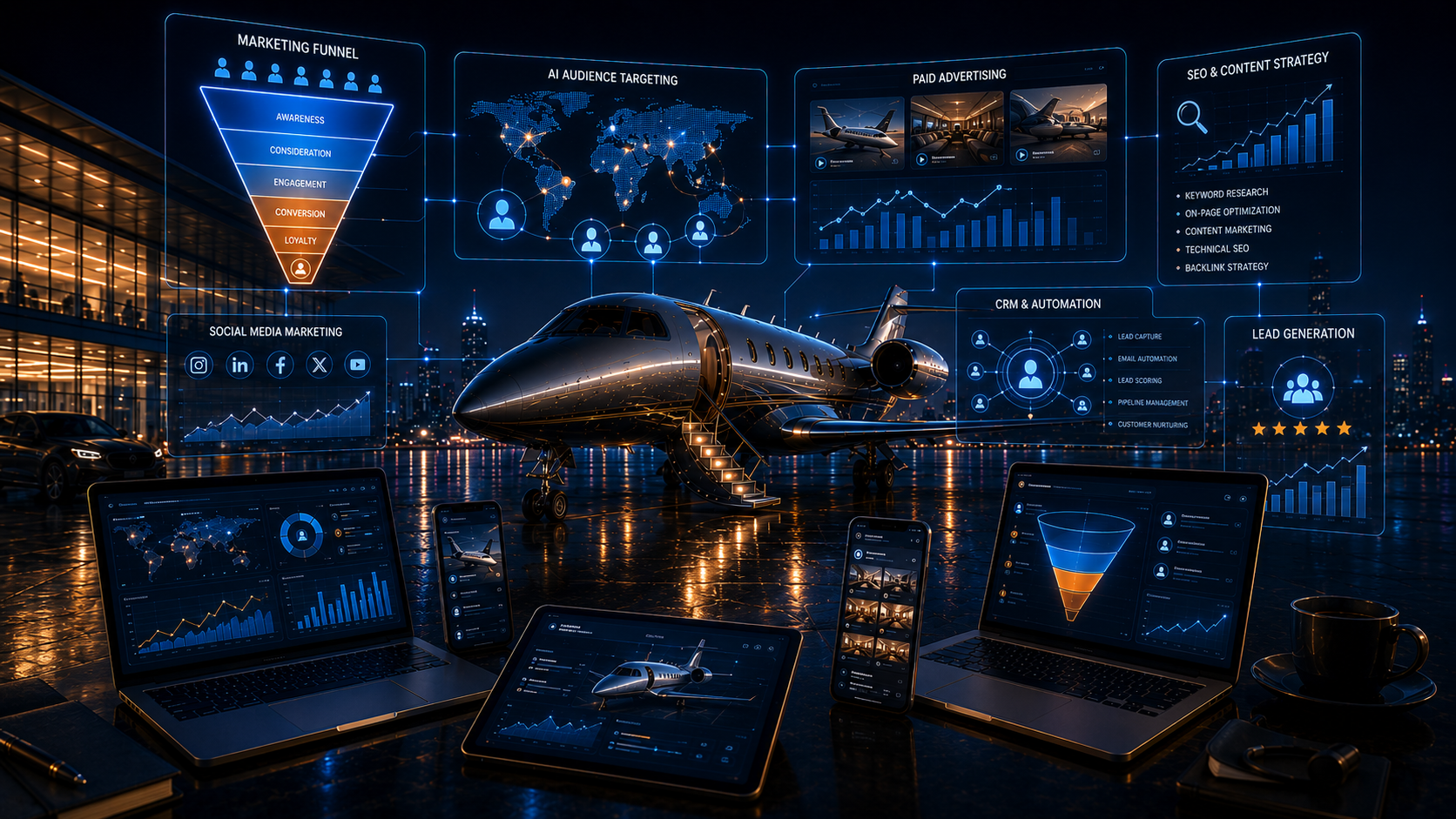 How To Market A Private Jet Charter Company?