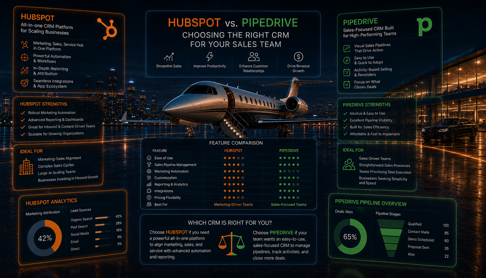 HubSpot vs. Pipedrive: Choosing the Right CRM for Your Sales Team