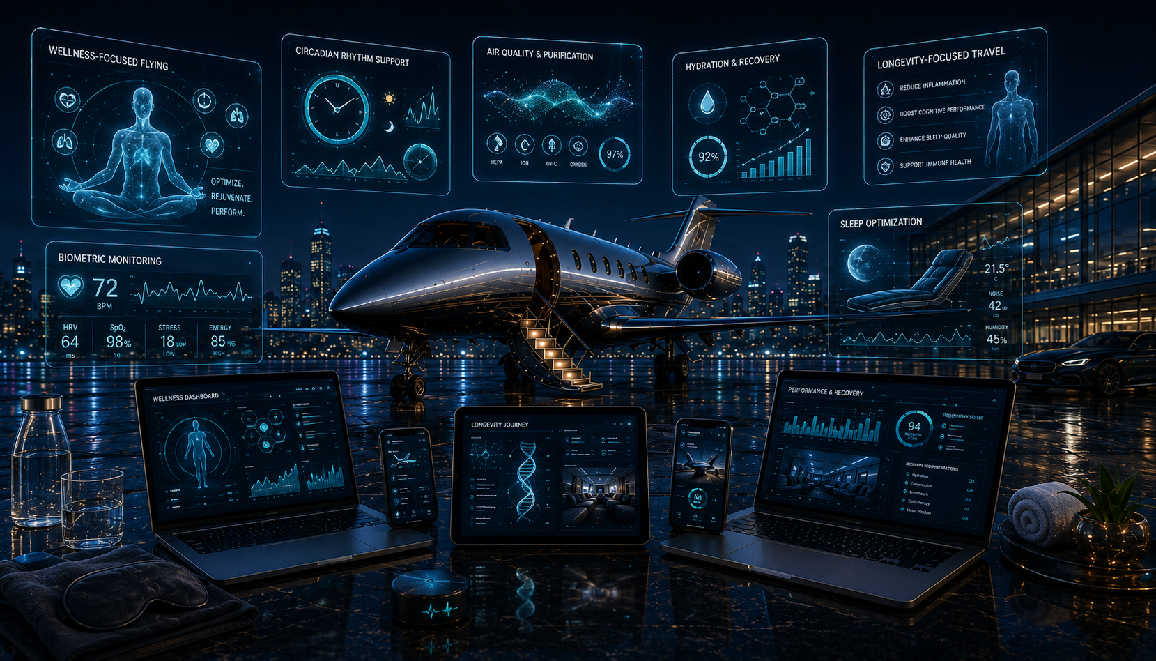 The "Longevity" Hook: Why Wellness-Focused Flyers Choose Specific Jets