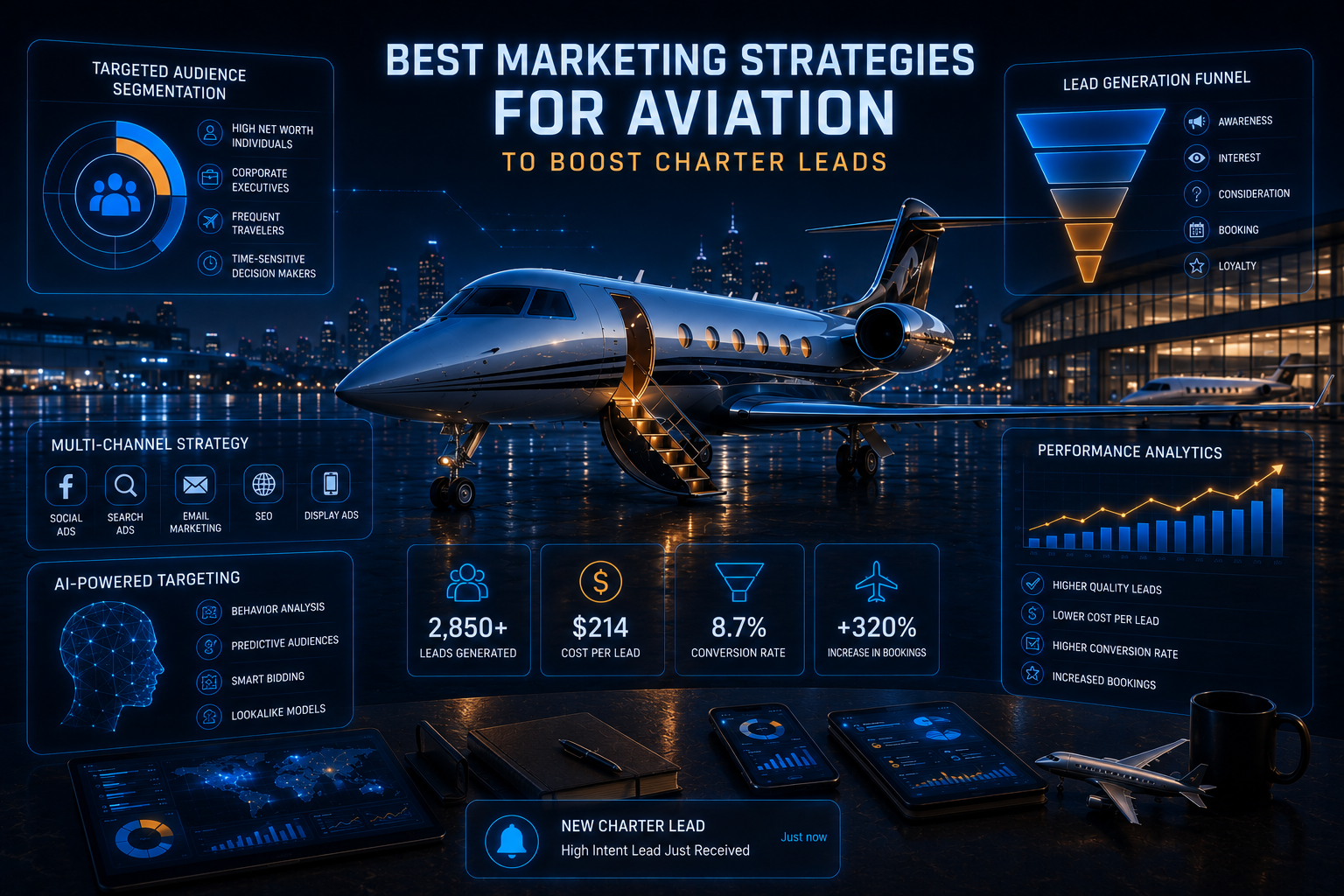 Best Marketing Strategies for Aviation to Boost Charter Leads