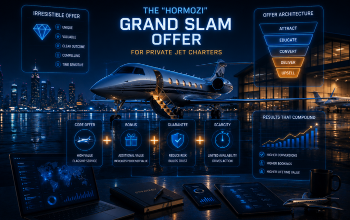 The "Hormozi" Grand Slam Offer for Private Jet Charters