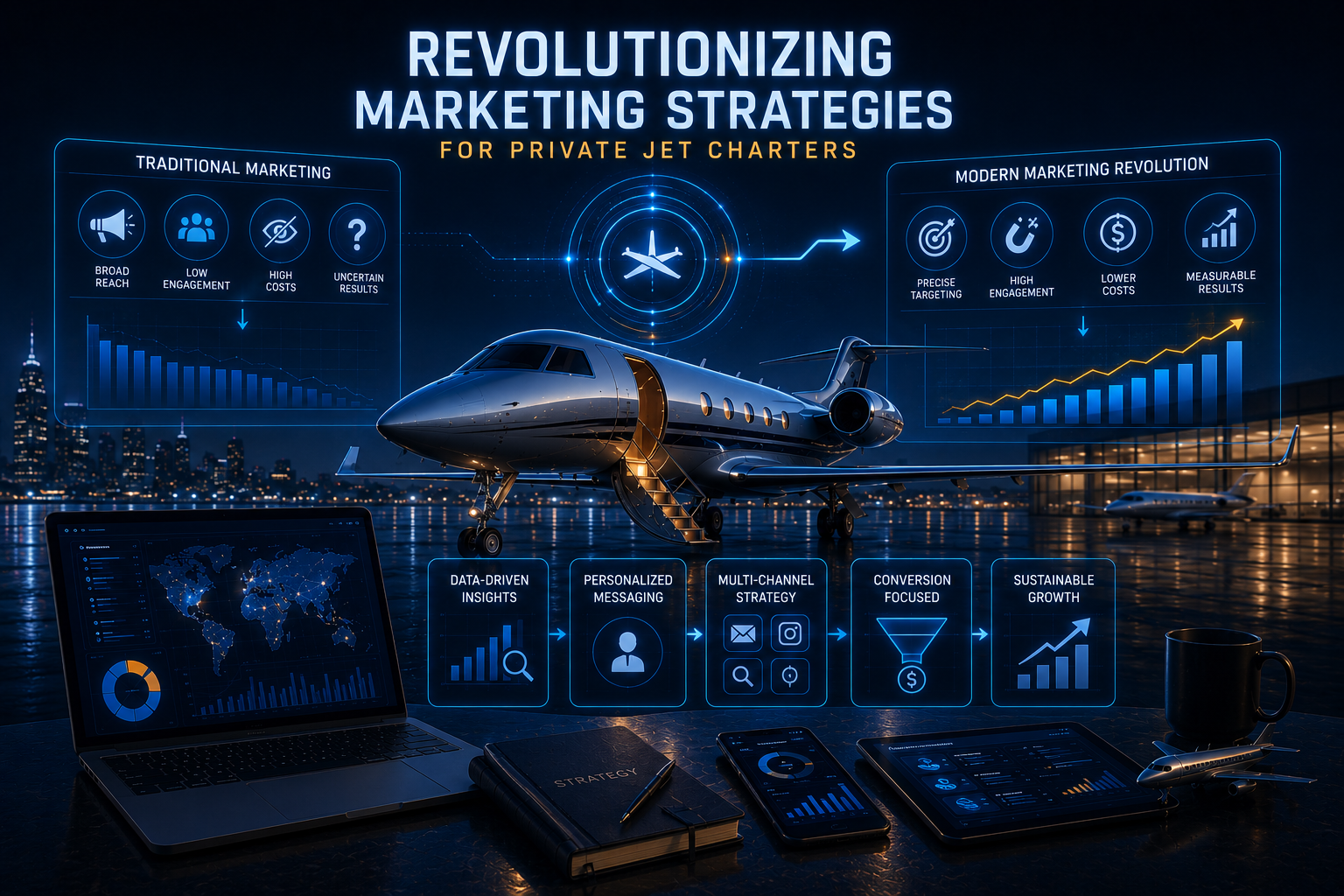 Revolutionizing Marketing Strategies for Private Jet Charters