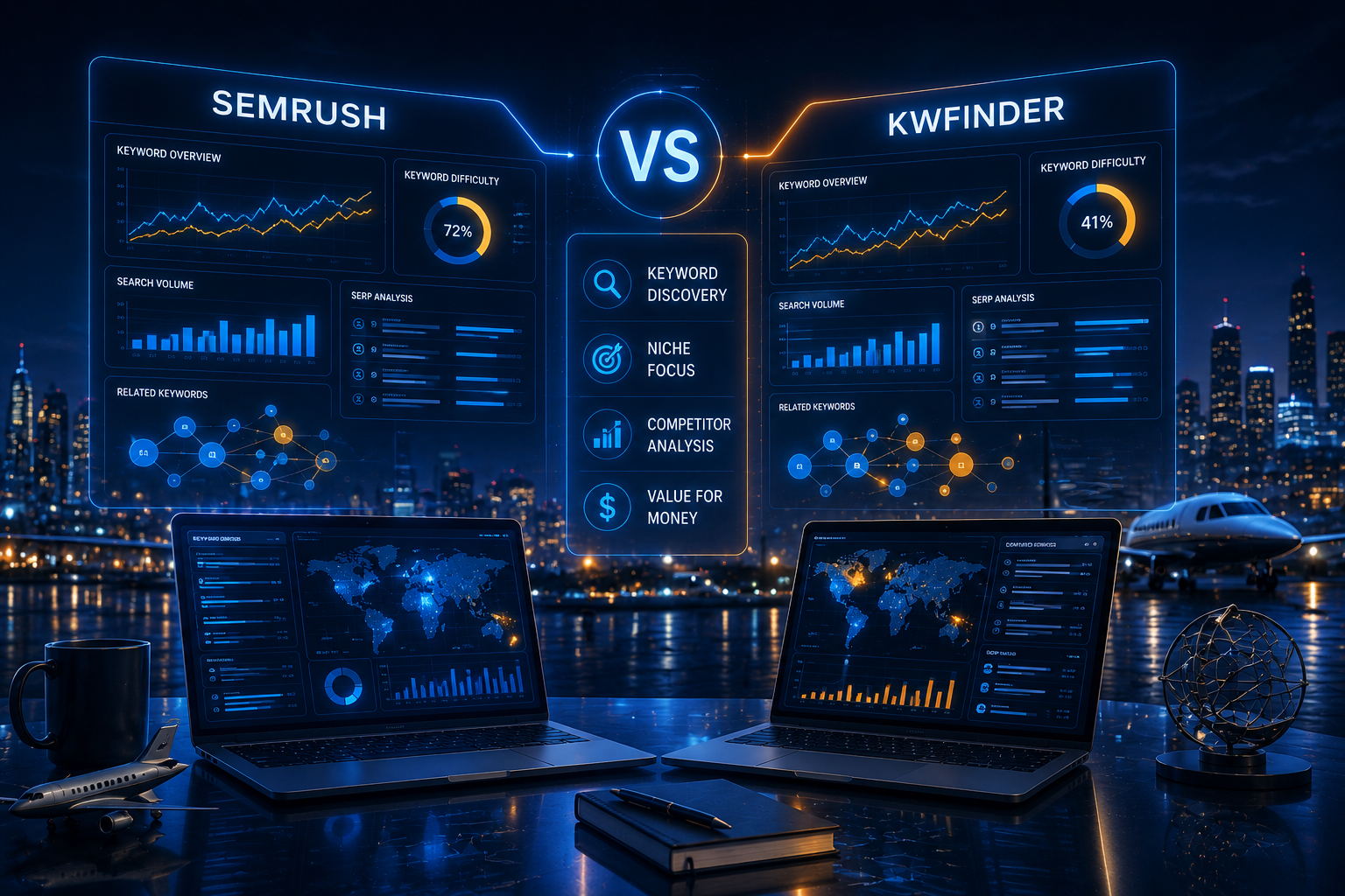 SEMrush vs kwfinder