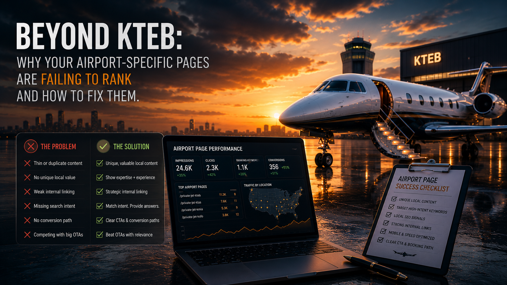 Airport-Specific SEO Pages