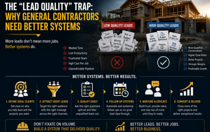 The “Lead Quality” Trap: Why General Contractors Need Better Systems