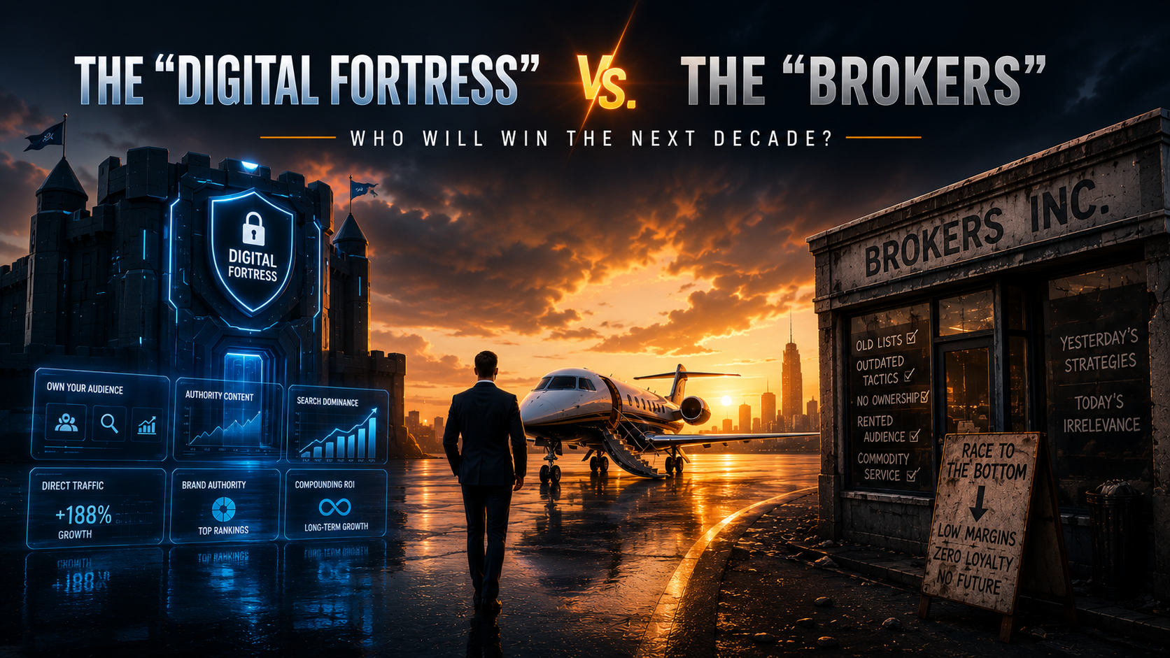 The "Digital Fortress" vs. The "Brokers": Who Will Win the Next Decade