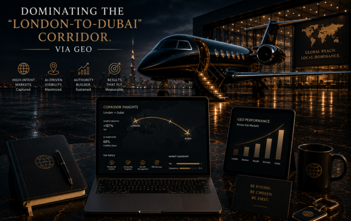 Dominating the "London-to-Dubai" Corridor via GEO
