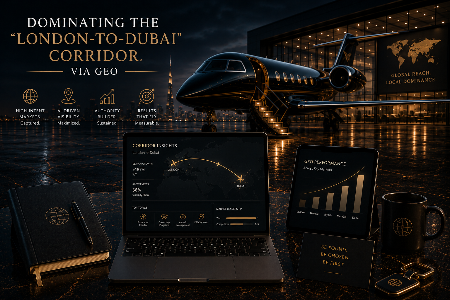 Dominating the "London-to-Dubai" Corridor via GEO