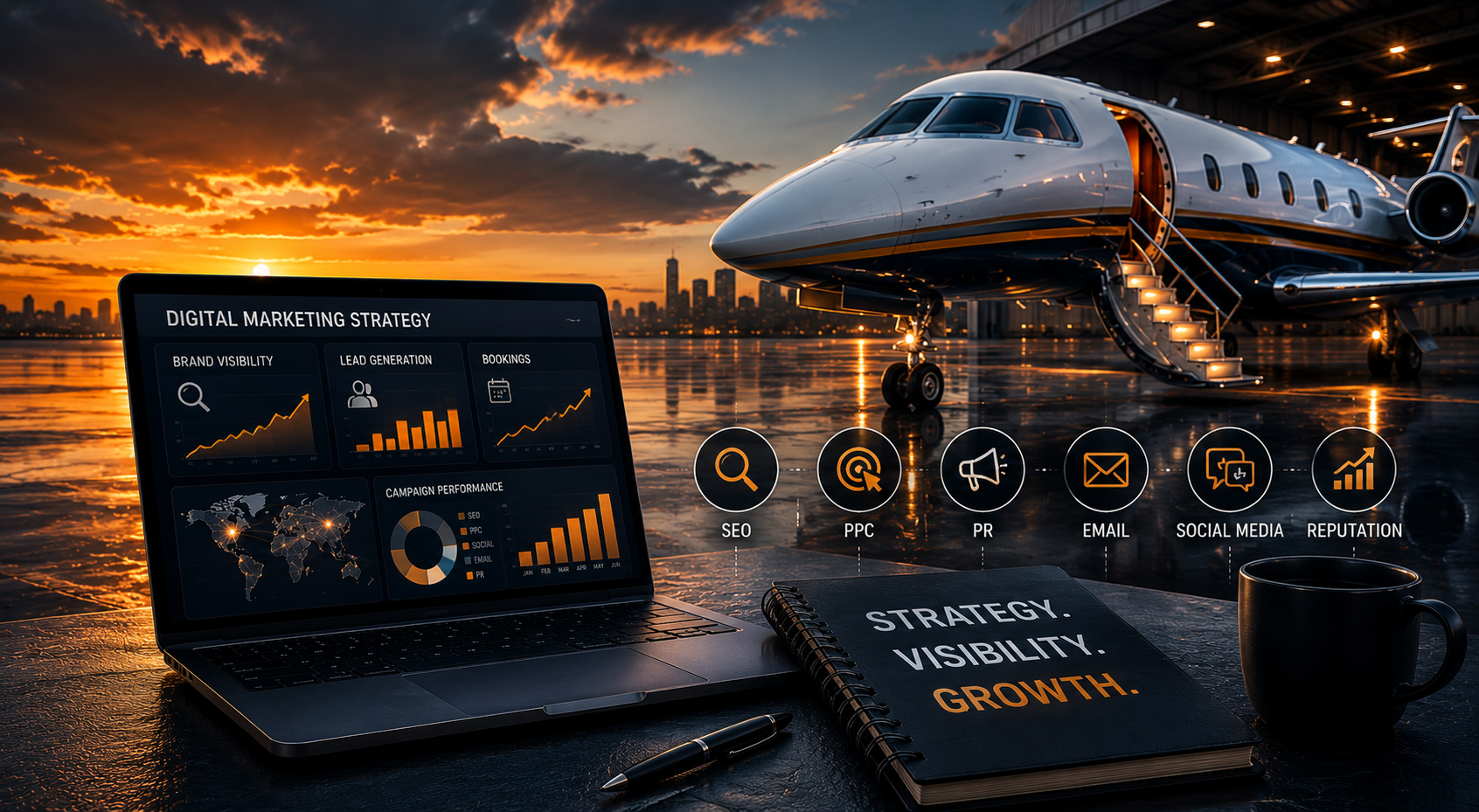 Private Aviation Digital Marketing Strategy Guide